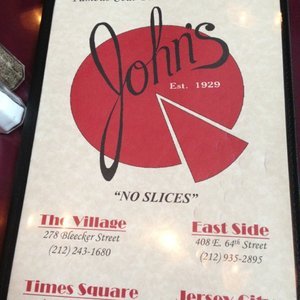 John's Pizzeria Times Square