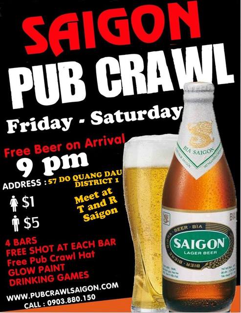 Pub Crawl Saigon